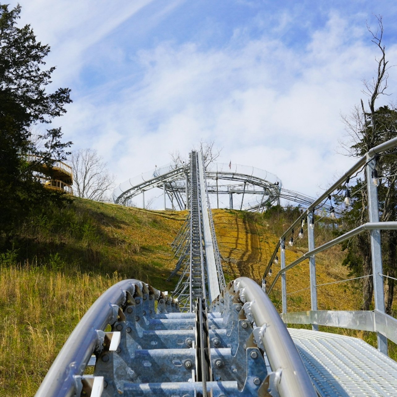 The Wild Stallion Mountain Coaster at Skyland Ranch in Sevierville
